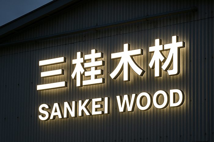 工場・物流倉庫におすすめの大型チャンネル文字