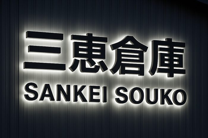 工場・物流倉庫におすすめの大型チャンネル文字