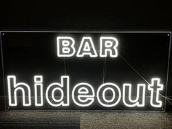 LEDネオンサイン｜ネオン看板_bar hideout