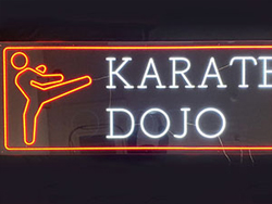 LEDネオンサイン｜ネオン看板製作_karate dojo