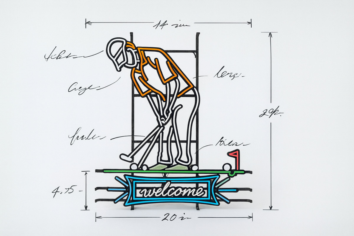 アクリルアートネオン