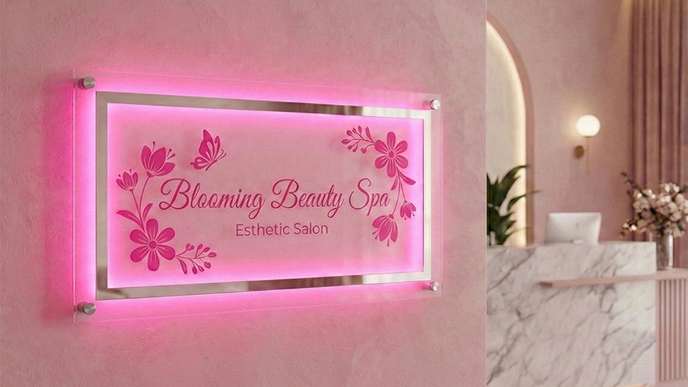 バックライトネオン 点灯時